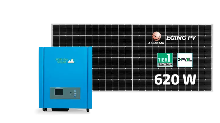 Gerador fotovoltaico OFF GRID híbrido